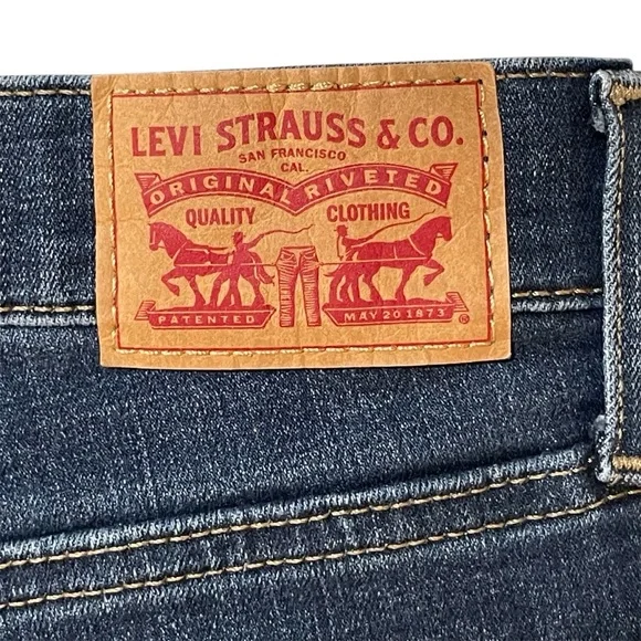 LEVI’S Classic Mid Rise Straight Leg Jeans US 10 - Picture 9 of 12
